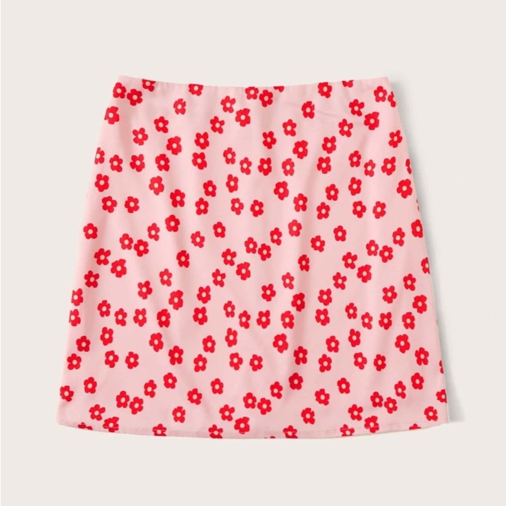 Flower mini skirt